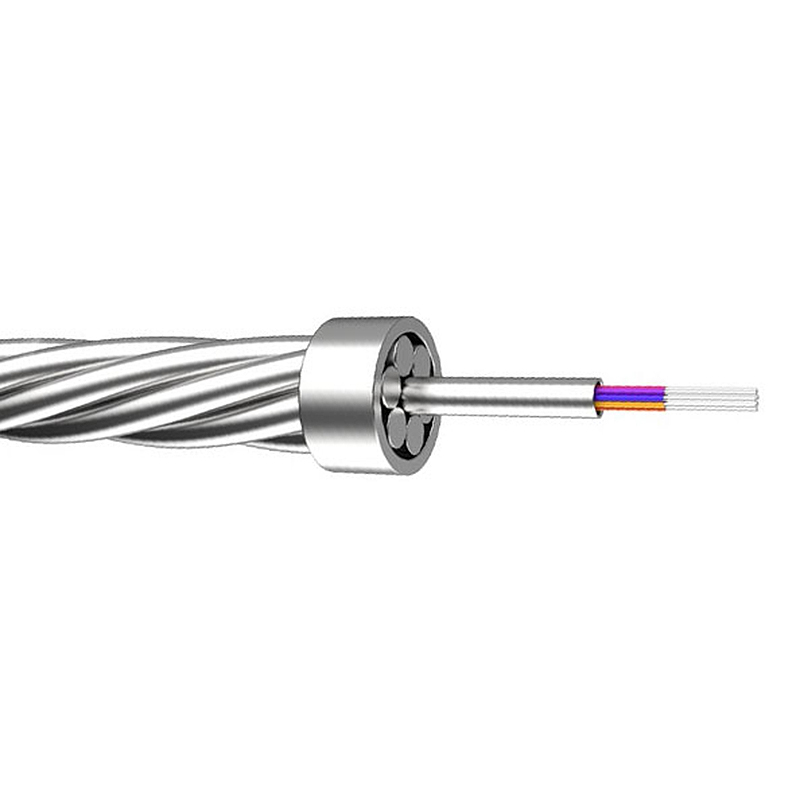 Overhead OPGW Cable In Transmission Line Aluminum Clad Steel Tube